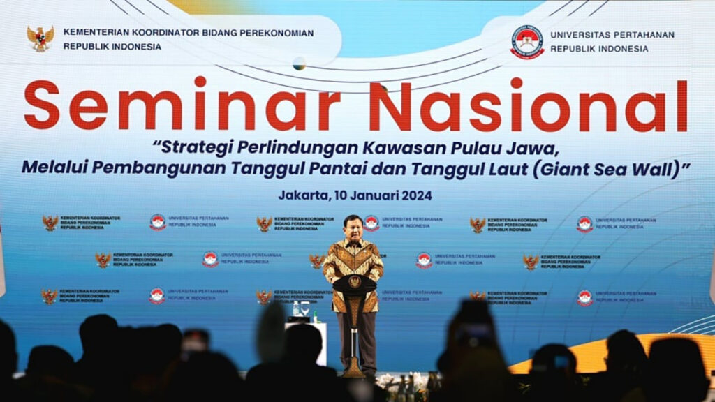 Mimpi Prabowo Wujudkan "Giant Sea Wall"